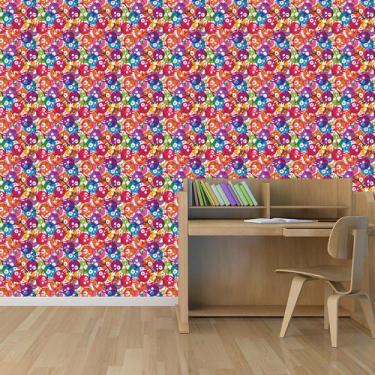 Imagem de Papel de Parede Adesivo - Caveiras - 011ppt - Allodi