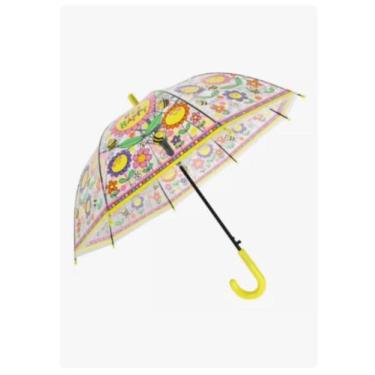 Imagem de Guarda-chuva Infantil Transparente Abelha Fazzoletti , Guarda-chuva Au