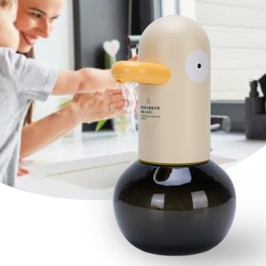 Imagem de Cffuvros Automatic Soap Dispenser Touchless, Limpeza Automática, 2 Velocidades Ajustáveis Recarregáveis, Dispensador de Sabão Manual 400ml para Cozinha Banheiro (Amarelo)
