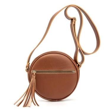Imagem de Bolsa Feminina Mini Bag Caramelo Shoulder Bag Transversal Luxo - Fenny