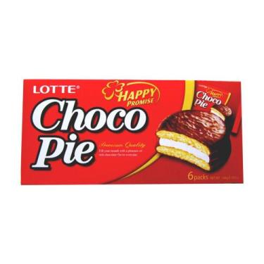 Imagem de Alfajor de chocolate coreano chocopie 168g - lotte