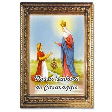 Imagem de Santinho Nossa Senhora Do Caravaggio 100 un c/ oração verso