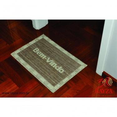 Imagem de Mini Capacho Sisal Look Bem Vindo 001 Castor 040x060 Cm
