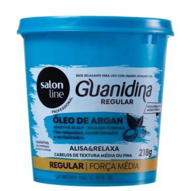 Imagem de Salon Line Creme Alisante Argan Pote Cabelos Medio Ou Fino