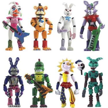 Imagem de Five Night At Freddy Sundrop Action Figure Brinquedos Destacáveis J - 