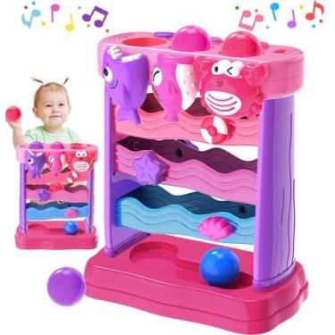 Imagem de Brinquedo YEGEER para meninas de 1 a 3 anos, musical, interativo