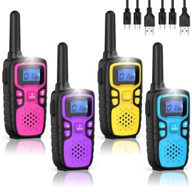 Imagem de Walkie Talkies Wishouse M9 recarregável de longo alcance para crianças