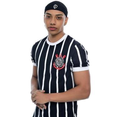 Imagem de Camisa Corinthians Democracia Corinthiana 1982 Retrô - Coimbra, G, Pre