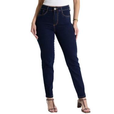 Imagem de Calça Jeans Sawary Super Lipo - 281539 - Azul escuro 48, Azul, 48