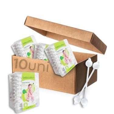 Imagem de Haste Flexível bastonetes branco bebê 10 pacotes C/ 50unidades