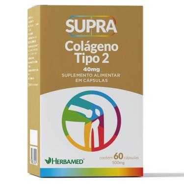 Imagem de Supra Colágeno Tipo II - 60 Cápsulas - Herbamed-Unissex