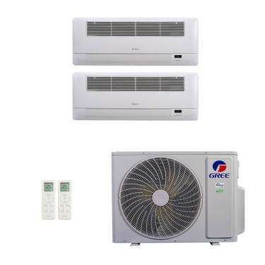 Imagem de Ar-Condicionado Multi Split Inverter Gree 30.000 (2x Evap Cassete 1 Via 18.000) Quente/Frio 220V