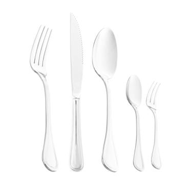 Imagem de Faqueiro 30 Peças Com Faca Para Churrasco De Aço Inox Avalon