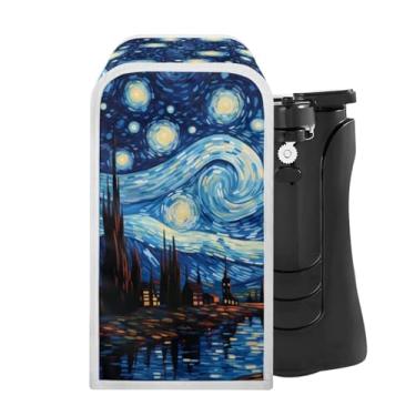 Imagem de Flashideas Van Gogh Abridor de latas noturno estrelado capa contra poeira abridor de garrafas capas protetoras de abridor de lata capa de utensílios de cozinha à prova de poeira serve para a maioria