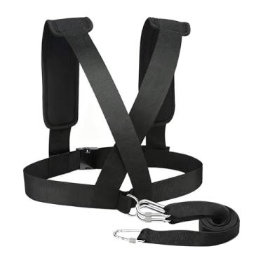 Imagem de rockible Trenó com Arnês, Equipamento de Exercícios com Faixa de Resistência, Aparelho de Resistência e Assistência para Exercícios, Arnês para Puxar Pneus, para 1.5 Toneladas