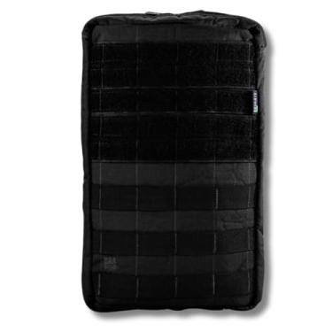 Imagem de Porta Refil de Hidratação 2.5L – Rip Stop Reforçado, Isolamento Térmico, Fixação Modular, Compatível com Colete, Bolso Térmico com Saída para Mangueira – 40×22×4 cm (Preto)