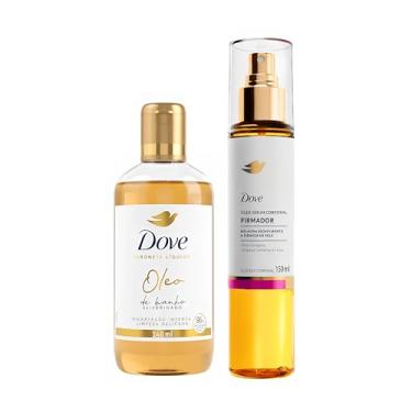 Imagem de Kit Dove Sabonete Líquido Óleo de Banho 240ml + Sérum Óleo Corporal Firmador Spray 150ml