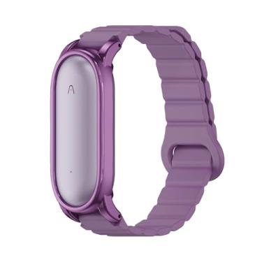 Imagem de Pulseira magnética de silicone compatível com gravador de voz Plaud NotePin, capa de PC com alça ajustável vestível para Plaud NotePin S (2025), pulseira magnética de substituição leve acessórios de