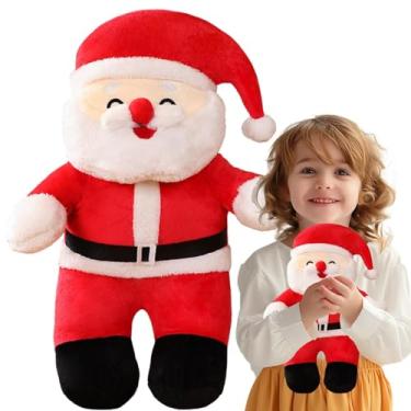Imagem de Brinquedos de pelúcia de Natal, Pelúcia de Papai Noel de Natal, Brinquedos de pelúcia requintados de animais de pelúcia, Almofadas de pelúcia macias e confortáveis ​​brinquedo de travesseiro para amig