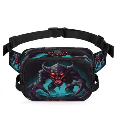 Imagem de Pochete de arte gradiente de leopardo para mulheres e homens com alça ajustável, bolsa transversal, bolsa de peito, bolsas de bumbum, bolsa de estilingue, Cor 7