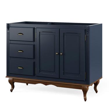 Imagem de Balcão De Pia Para Cozinha Hannover - M560703 Largura 120cm Cor Laca - Azul