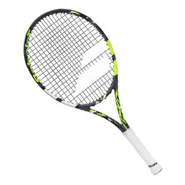 Imagem de Raquete de Tênis Babolat Aero Junior 25 225g Cinza Amarelo e Preto-Unissex