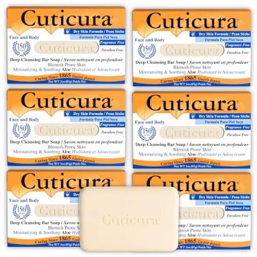 Imagem de Sabonete Cuticura anti-bacteriana, a seco Fórmula pele, a 3 bar oz (Pack de 6)