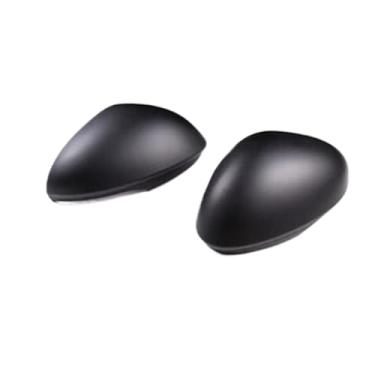 Imagem de Compatível com Alfa Romeo Giulia 2017 2018 2019-2022 ABS Padrão de fibra de carbono Espelho retrovisor lateral do carro Decorar capa guarnição adesivo Acessórios automotivos(Black)