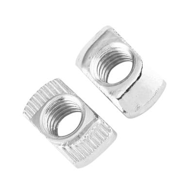 Imagem de Generic Fixador Resistente à Ferrugem da Porca da Cabeça do Martelo do Aço Carbono de 50 Pces para o Entalhe T Perfil de Alumínio (Padrão europeu tipo 30-M6*16,5 * 8)