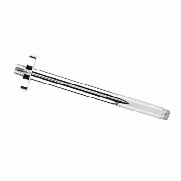 Imagem de Generic Braço de Chuveiro Resistente de Aço Inoxidável para Cabeça de Chuveiro de Teto de Banheiro, Instalação Rápida, Adequado para Montagem Em Parede, Rosca G1/2", Padrão Britânico, Ternos para