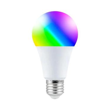 Imagem de Lâmpada LED Inteligente RGB 25W E27/E26 220V Com Controle Remoto IR Co
