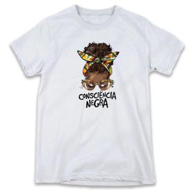 Imagem de 1 Camiseta Consciência Negra Personalizada Mulher Afro - W3Artestampa,