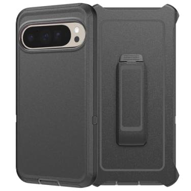 Imagem de Capa da série Defender para Google Pixel 10 Pro XL, resistente e durável, camada segura à prova de choque de nível militar, com proteção de porta, inclui clipe de suporte para coldre para Pixel 10 Pro
