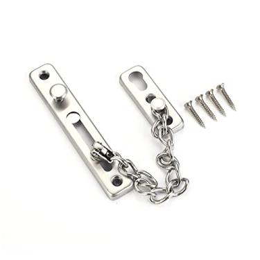 Imagem de Trava de parafuso antifurto fechadura de porta corrente de segurança segurança casa fivela proteção fechadura porta (cor: Uma cor)