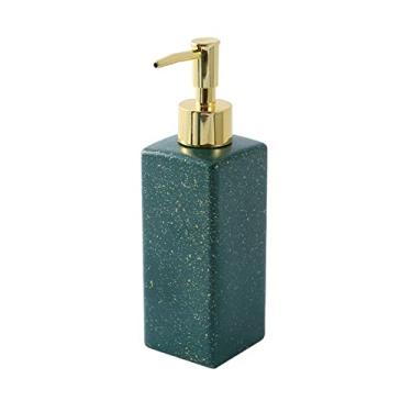 Imagem de Dispensador de sabão líquido para cozinha, loção, garrafa, prensa, xampu, gel de banho, frasco separado, dispensador de sabão de cerâmica para hotel, casa, cozinha, recipiente dissipador de líquido
