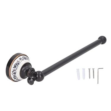 Imagem de Retro cobre barra de toalha do banheiro único toalheiro fixado na parede suporte toalha para banheiro cozinha durável bronze escovado acabamento