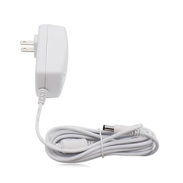 Imagem de Fonte de alimentação 12V 3A para fita de luz LED neon, câmera de segurança CCTV - adaptador AC/DC, cabo carregador de 3 metros, plugue barril de 5,5 mm x 2,1 mm, branco