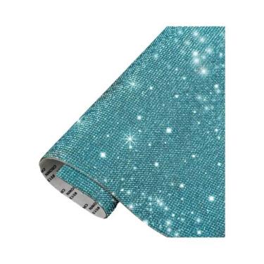 Imagem de Adesivos De Cristal Com Glitter Autoadesivos 12x20/24x20cm Para Decora