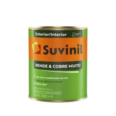 Imagem de Tinta Acrílica Rende Muito Fosco Branco Neve 900ml - Suvinil, Branco N