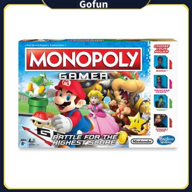 Imagem de Jogo de tabuleiro Mario MONOPOLY Gamer com personagens de Super Mario
