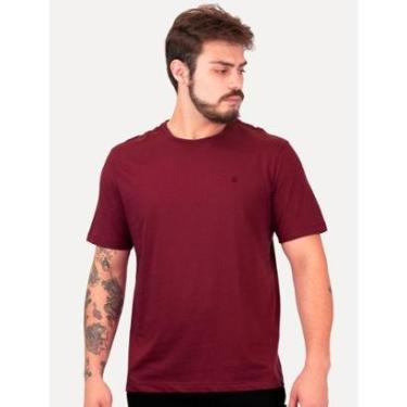 Imagem de Camiseta Individual Masculina Comfort Logo Bordô-Masculino