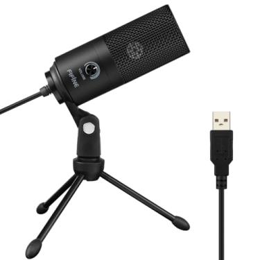 Imagem de FIFINE Micrófono USB fifine, micrófono de PC de grabación para Mac de ordenador portátil, mic de estudio capacitor para voz humana, voz en off, streaming, video, micrófono metálico - K669B