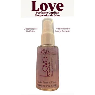 Imagem de Perfume capilar e bloqueador de odor love - ASTI COSMÉTICO
