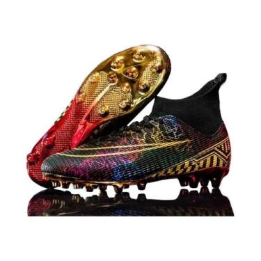 Imagem de Chuteiras De Futebol Masculinas De Cano Alto Profissionais Para Treino