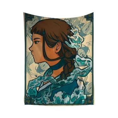 Imagem de Tapeçaria De Parede Com Estampa De Flores Hippie Avatar: the Last Airb