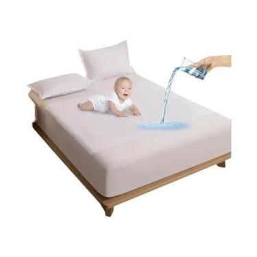 Imagem de Capa De Colchão Impermeável De TPU Para Casais, Protetor De Urina Para