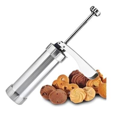 Imagem de Biscoiteira Maquina Fazer Biscoito Bolachas Decorativa 20 moldes - Vic