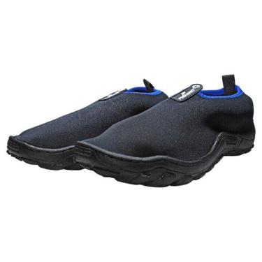 Imagem de Sapatilha Aquatica Para Pesca Trilha Bike Tratorado Azul - JP Fishing,