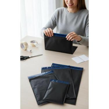 Imagem de Envelope Segurança 20x30cm Cinza 500 Unid. Envio E-commerce - Congratu