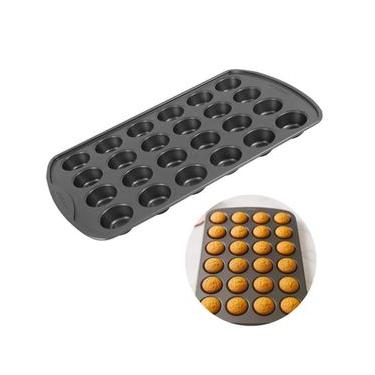 Imagem de Forma Antiaderente Muffins Cupcake Pão Queijo 24 Cavidades